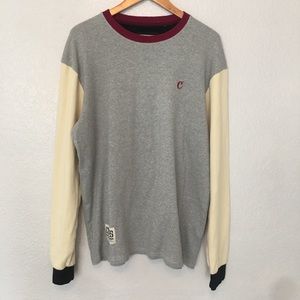 Cookies 1983 long sleeve colorblock shirt XL